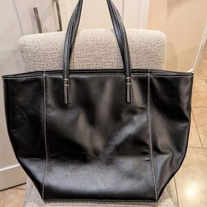 By Far Leather Tote Bag